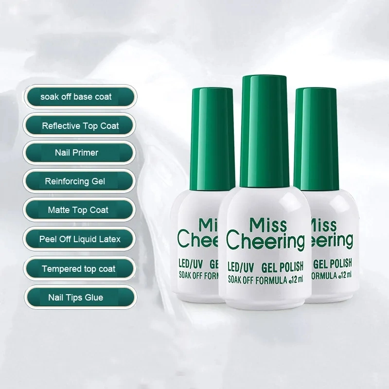 12 Ml Nail Glue Gel Polish for Sticking False Nail Jewelry Decorations Soak off Base Coat Manicure Accessories1 Buyer