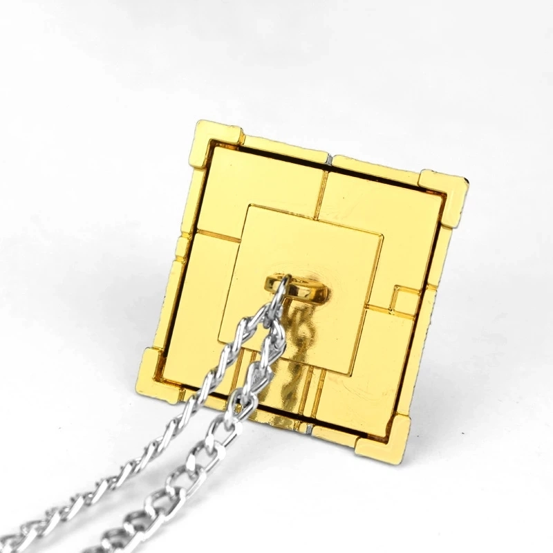 Anime Yu-Gi-Oh Necklace Yugi Muto Big Size 3D Shape Custom Zinc Alloy Electroplated Pendant