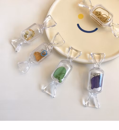 Maßgeschneiderte transparente PP-Aufbewahrungsbox für Schmuck und Nagelzubehör, Kunststoffspritzgussherstellung